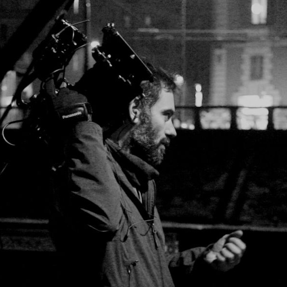 Francesco Diaz sul set 